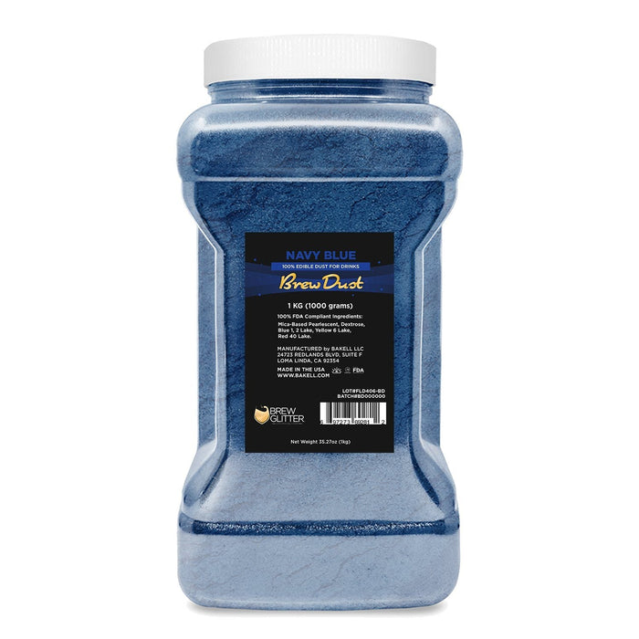 Navy Blue Edible Brew Dust | Bulk Sizes-Brew Glitter®