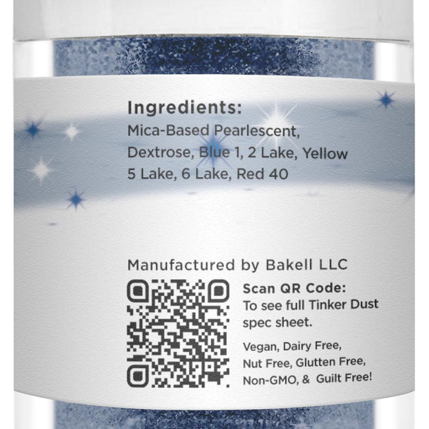 Navy Blue Tinker Dust Edible Glitter | Food Grade Glitter-Brew Glitter®
