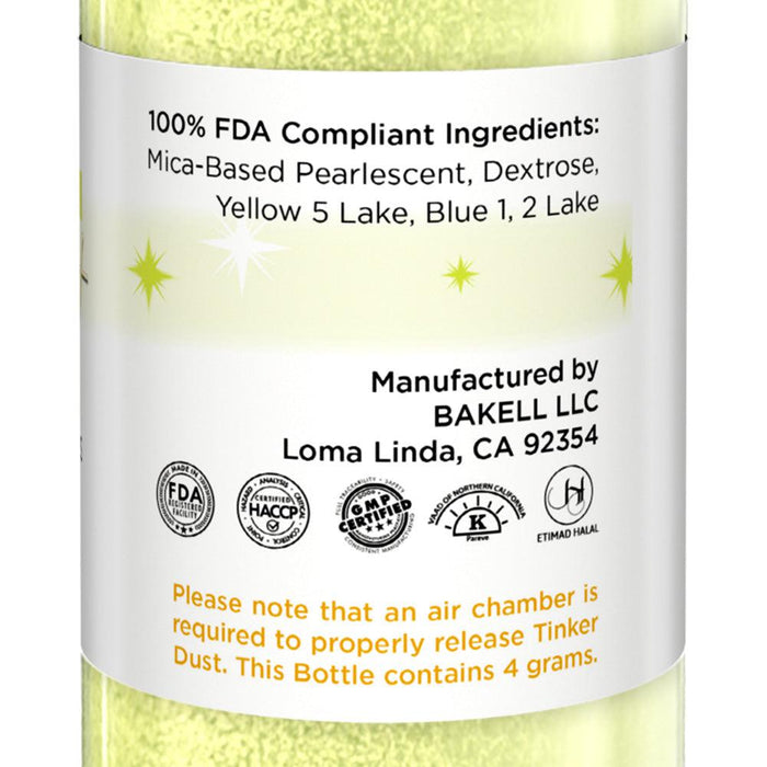 Neon Green Edible Glitter Spray 4g Pump | Tinker Dust®-Brew Glitter®