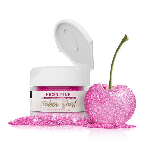 Neon Pink Edible Glitter Tinker Dust | 5 Gram Jar-Brew Glitter®