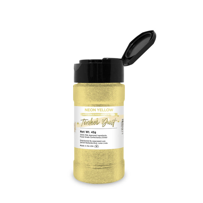 Neon Yellow Tinker Dust Edible Glitter | Food Grade Glitter-Brew Glitter®