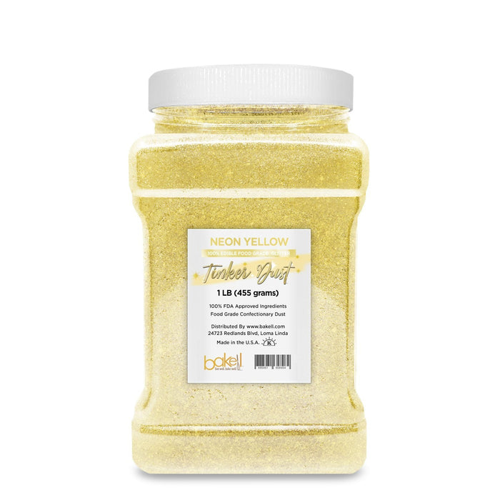 Neon Yellow Tinker Dust Edible Glitter | Food Grade Glitter-Brew Glitter®