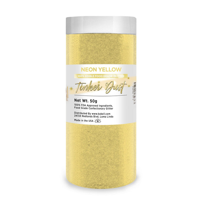 Neon Yellow Tinker Dust Food Grade Edible Glitter | Bulk Sizes-Brew Glitter®