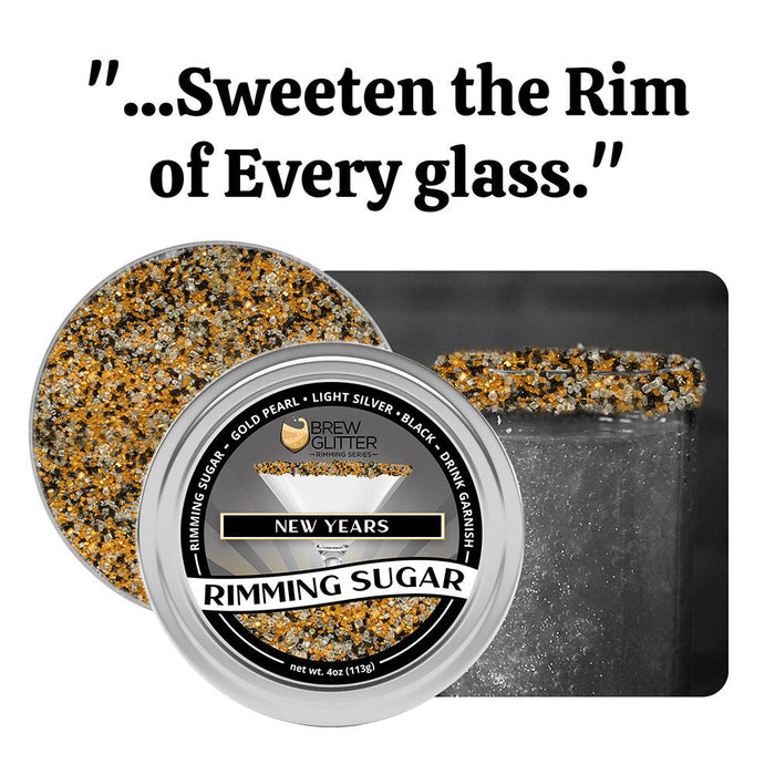 New Years Rimming Sugar-Brew Glitter®