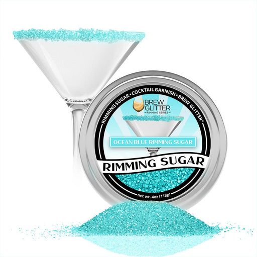 Ocean Blue Cocktail Rimming Sugar-Brew Glitter®