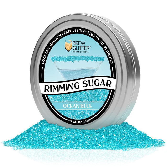 Ocean Blue Rimming Sugar | Private Label-Brew Glitter®