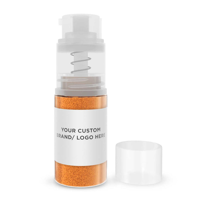 Orange Brew Glitter Mini Spray Pump by the Case | Private Label-Brew Glitter®