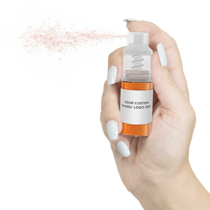 Orange Brew Glitter Mini Spray Pump by the Case | Private Label-Brew Glitter®