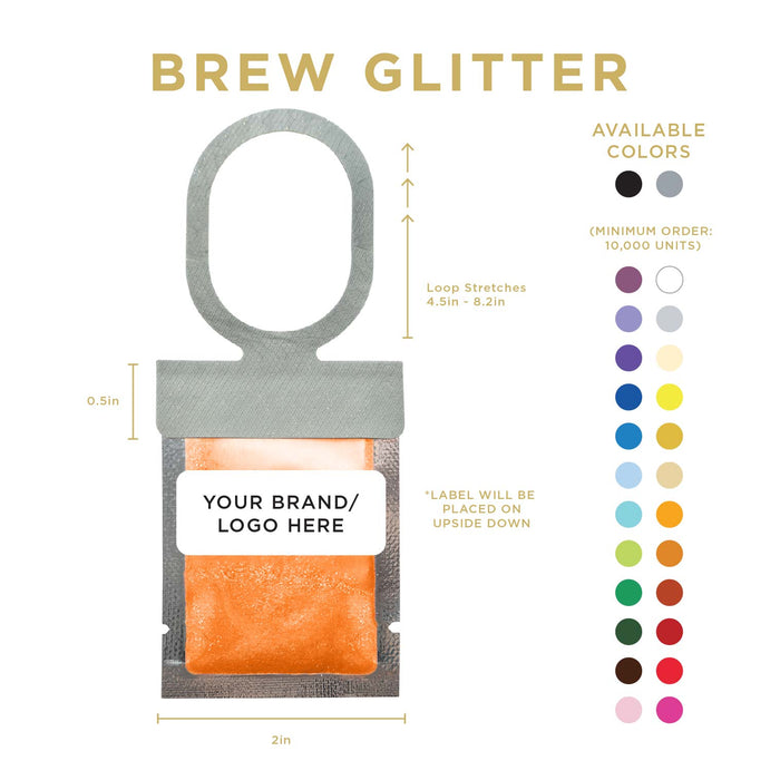 Orange Brew Glitter® Necker | Private Label-Brew Glitter®