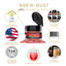 Patriot Red Edible Brew Dust | 4 Gram Jar-Brew Glitter®