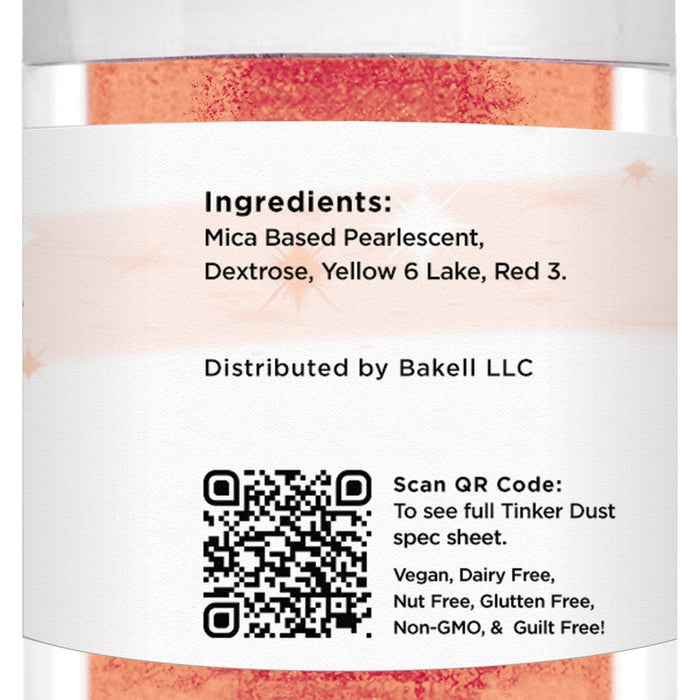 Peach Tinker Dust Food Grade Edible Glitter | Bulk Sizes-Brew Glitter®