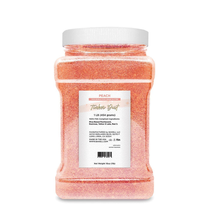 Peach Tinker Dust Food Grade Edible Glitter | Bulk Sizes-Brew Glitter®