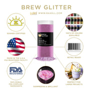 Buy Pink Brew Glitter, Edible Glitter for Sports Drinks & Energy Drinks, $$9.89 USD