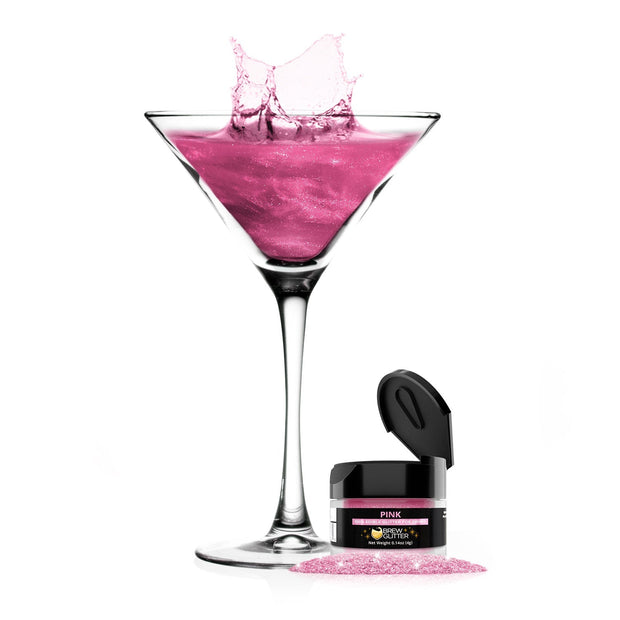 Pink Brew Glitter | Cocktail Beverage Glitter-Brew Glitter®