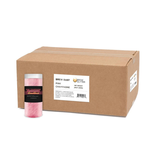 Pink Champagne Brew Dust by the Case-Brew Glitter®