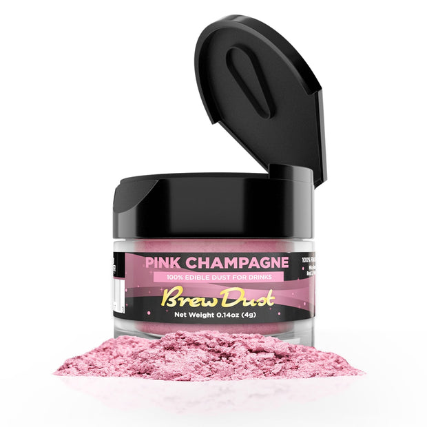 Pink Champagne Edible Brew Dust | 4 Gram Jar-Brew Glitter®