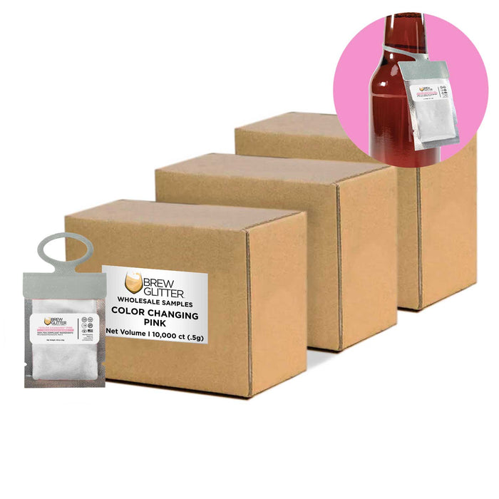 Pink Color Changing Brew Glitter® Necker | Wholesale-Brew Glitter®