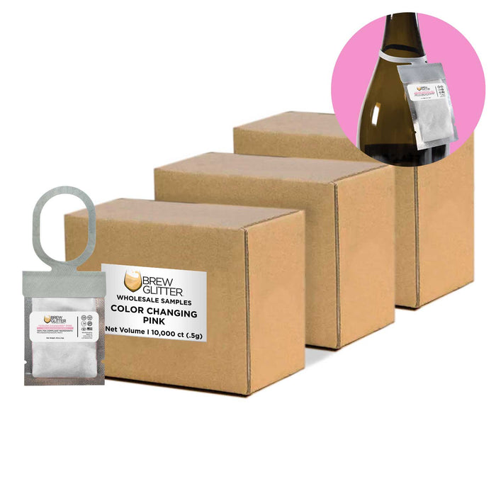 Pink Color Changing Brew Glitter® Necker | Wholesale-Brew Glitter®