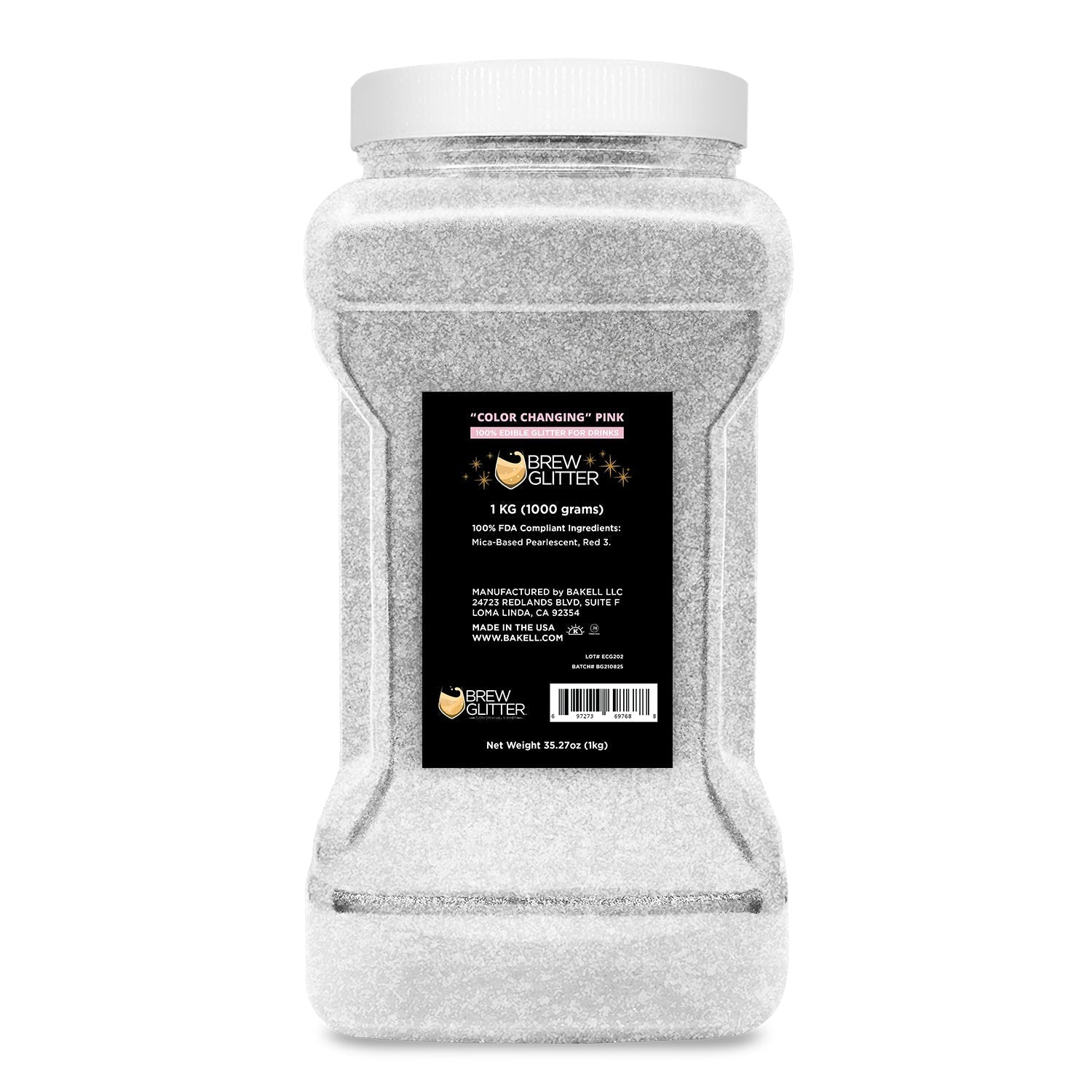 Pink Edible Color Changing Brew Glitter | Bulk Size-Brew Glitter®