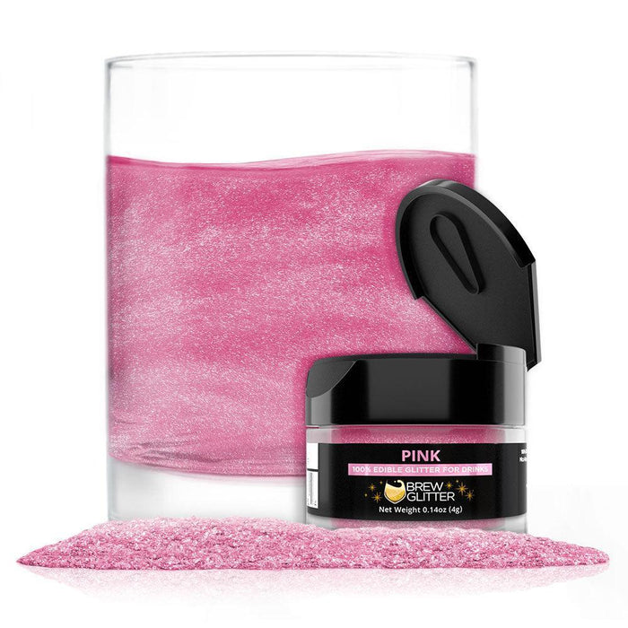 Pink Food Grade Brew Glitter | 4 Gram Jar-Brew Glitter®