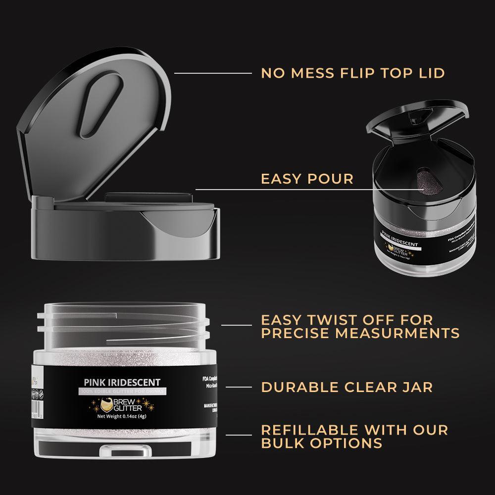 Pink Iridescent Brew Glitter | Bulk Sizes-Brew Glitter®