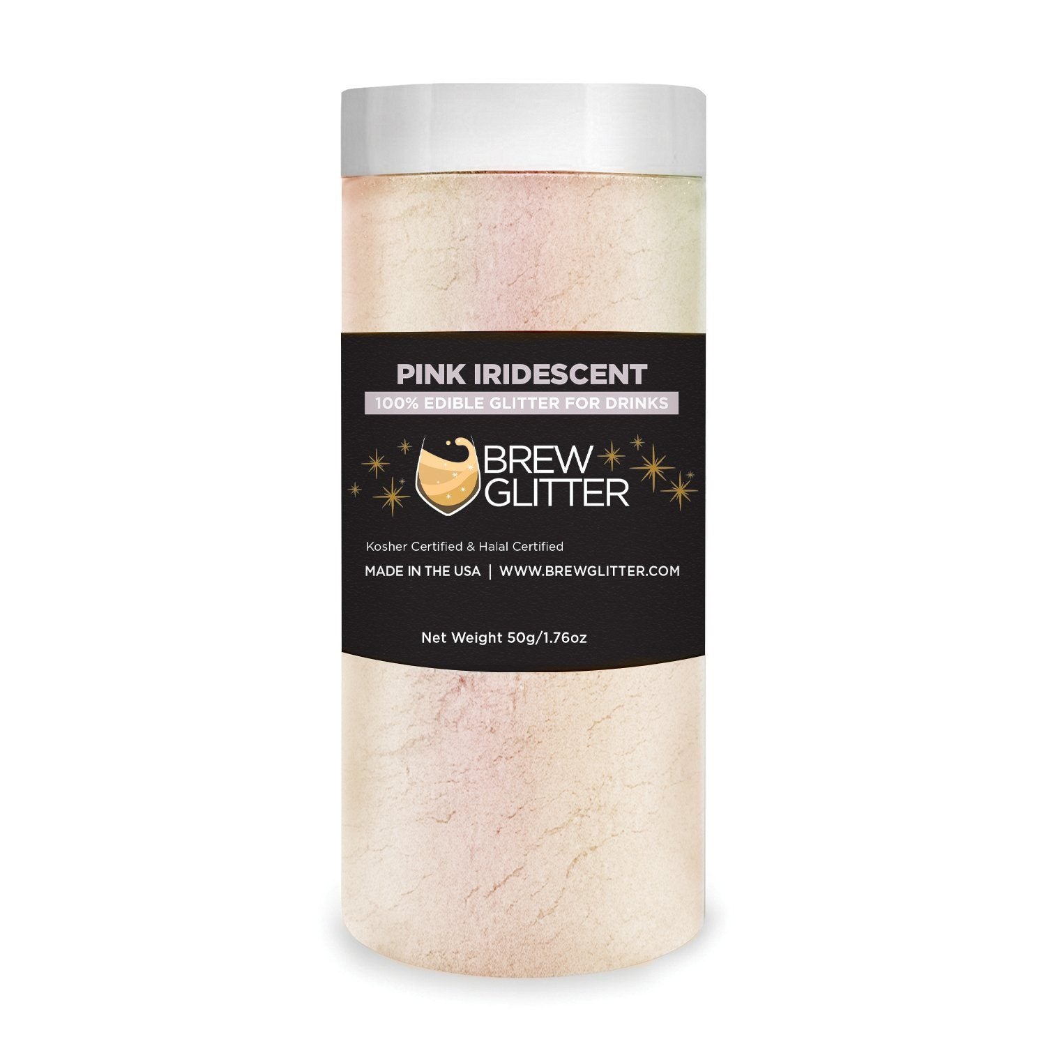 Pink Iridescent Brew Glitter | Food Grade Beverage Glitter-Brew Glitter®