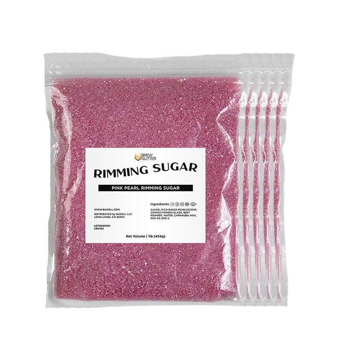 Pink Pearl Cocktail Rimming Sugar-Brew Glitter®