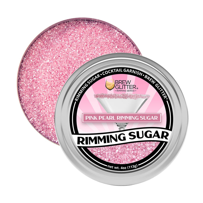 Pink Pearl Cocktail Rimming Sugar-Brew Glitter®