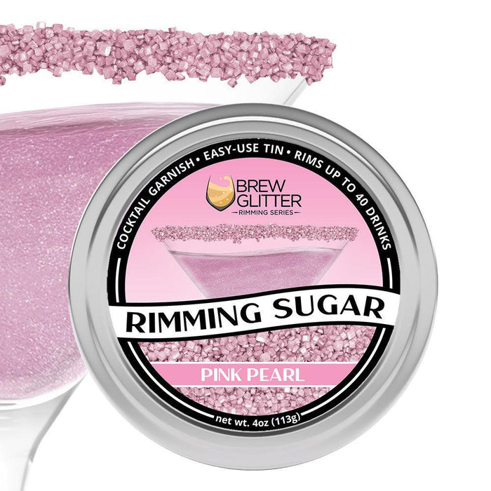 Pink Pearl Cocktail Rimming Sugar-Brew Glitter®