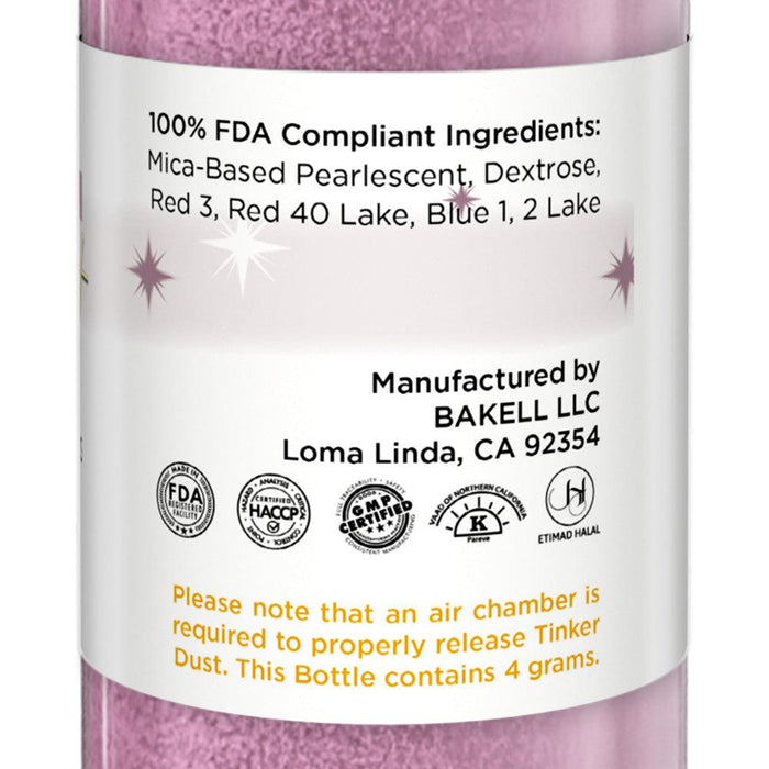 Pink Rose Edible Glitter Spray 4g Pump | Tinker Dust®-Brew Glitter®