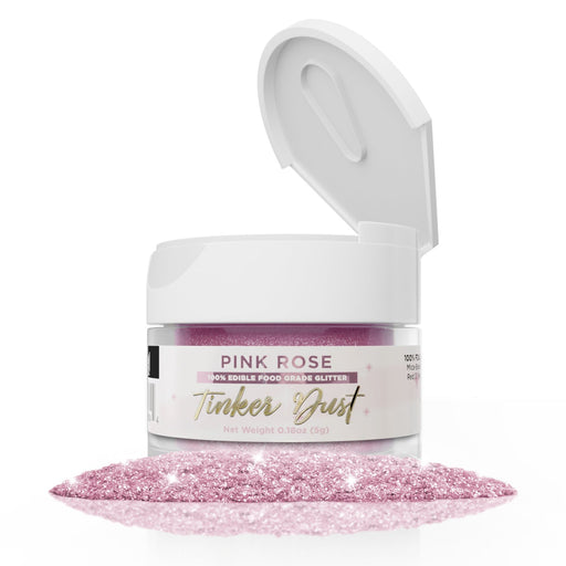 Pink Rose Edible Glitter Tinker Dust | 5 Gram Jar-Brew Glitter®