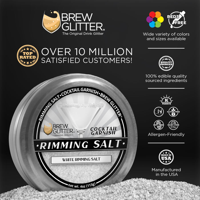 Plain Rimming Salt by the case (24 units per/ case)-Brew Glitter®
