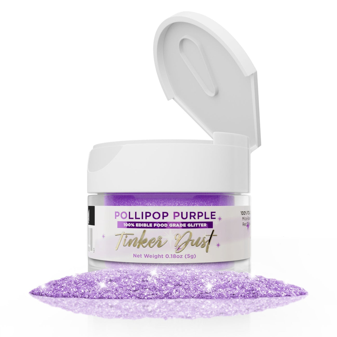 Tinker Dust Edible Glitter Spray - Pollipop Purple main image 1