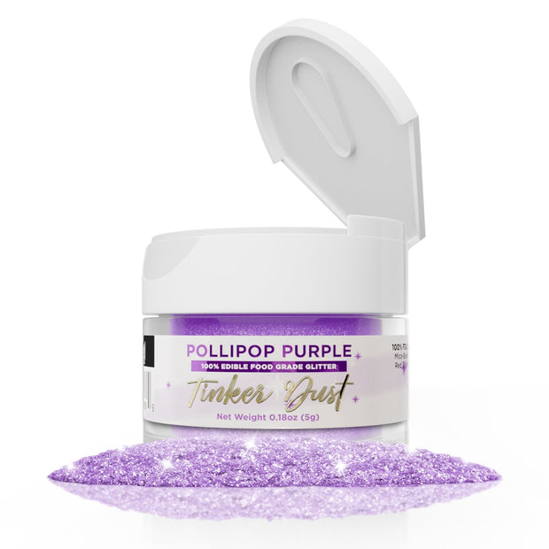 Pollipop Purple Edible Glitter Tinker Dust | 5 Gram Jar-Brew Glitter®