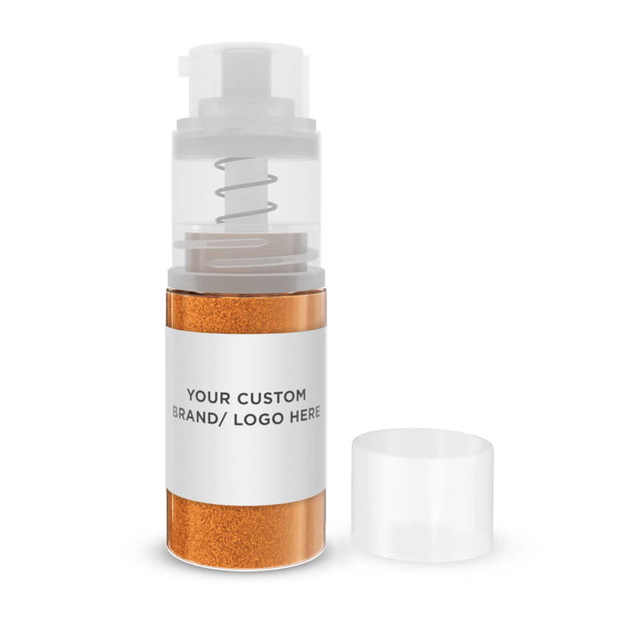 Pumpkin Orange Tinker Dust® | 4g Glitter Spray Pump | Private Label by the Case-Brew Glitter®