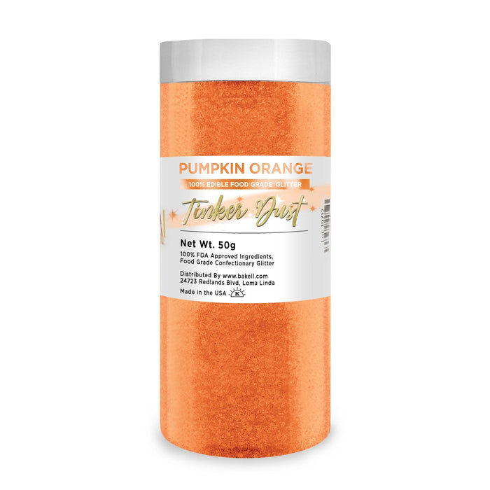 Pumpkin Orange Tinker Dust Edible Glitter | Food Grade Glitter-Brew Glitter®