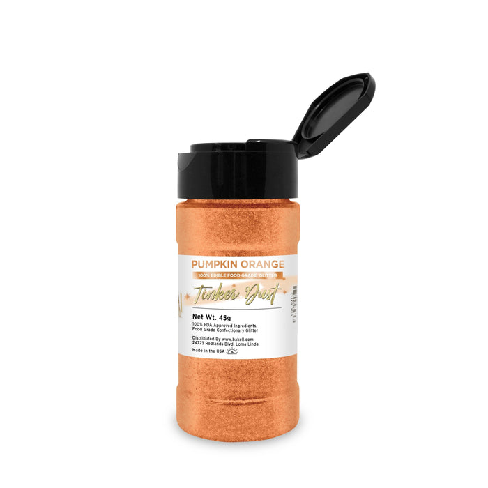 Pumpkin Orange Tinker Dust Edible Glitter | Food Grade Glitter-Brew Glitter®