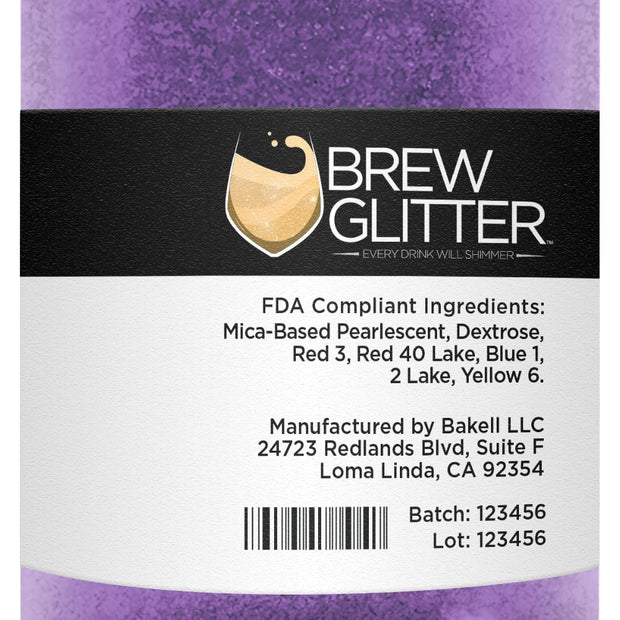 Purple Iridescent Brew Glitter1lb  Edible glitter, Cocktail drinks,  Iridescent