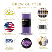 Purple Brew Glitter | Food Grade Beverage Glitter-Brew Glitter®