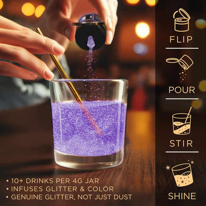 Purple Brew Glitter | Food Grade Beverage Glitter-Brew Glitter®