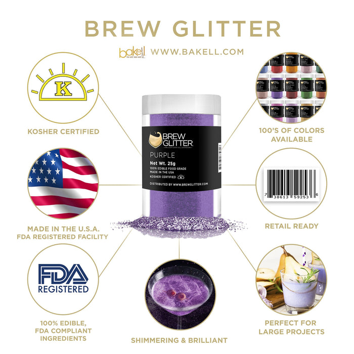 Purple Brew Glitter | Wine & Champagne Glitter-Brew Glitter®