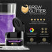 Purple Color Changing Brew Glitter | Edible Glitter for Sports Drinks & Energy Drinks-Brew Glitter®