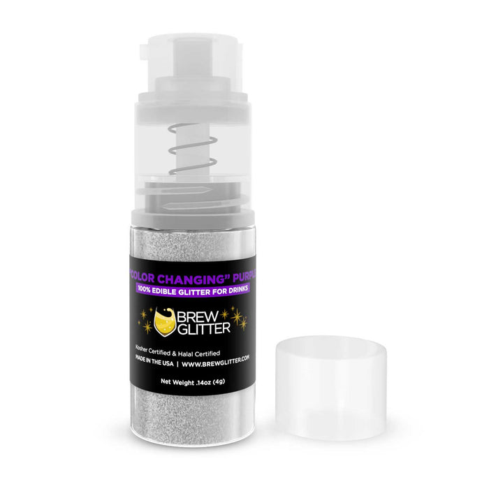 Purple Color Changing Brew Glitter | Mini Pump Wholesale by the Case-Brew Glitter®