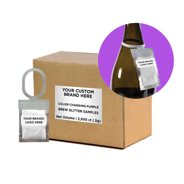 Purple Color Changing Brew Glitter® Necker | Private Label-Brew Glitter®