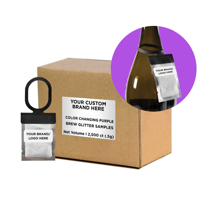Purple Color Changing Brew Glitter® Necker | Private Label-Brew Glitter®