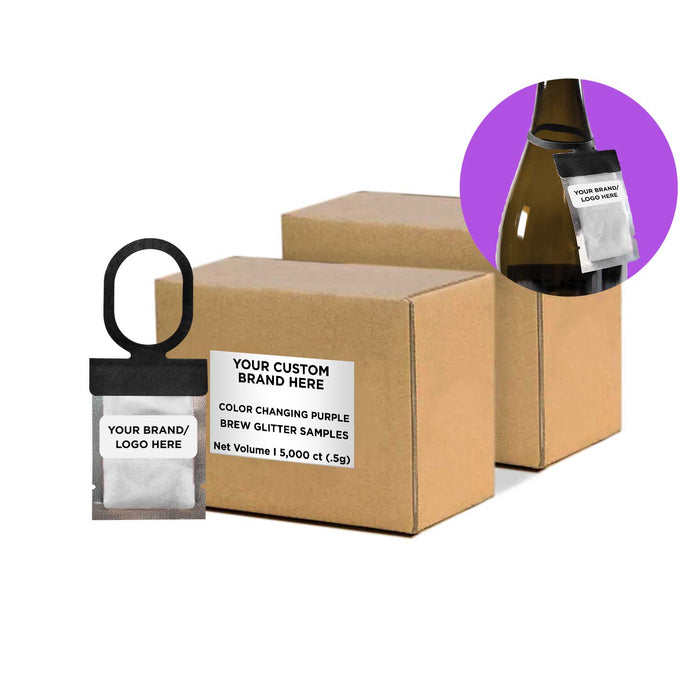 Purple Color Changing Brew Glitter® Necker | Private Label-Brew Glitter®
