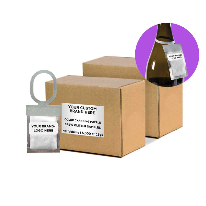Purple Color Changing Brew Glitter® Necker | Private Label-Brew Glitter®