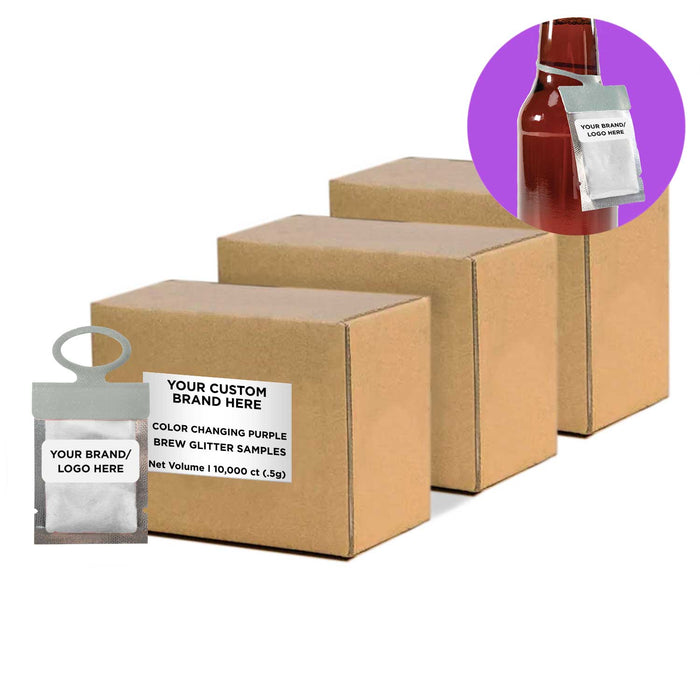 Purple Color Changing Brew Glitter® Necker | Private Label-Brew Glitter®