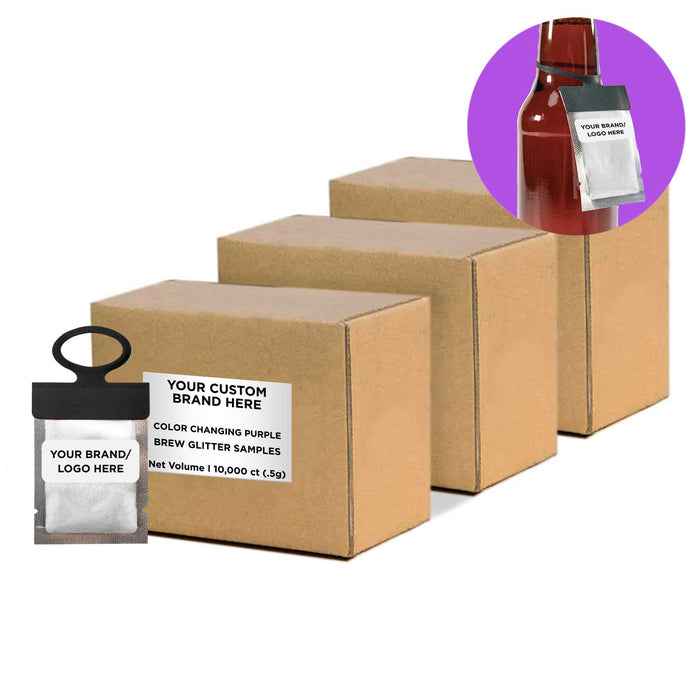 Purple Color Changing Brew Glitter® Necker | Private Label-Brew Glitter®