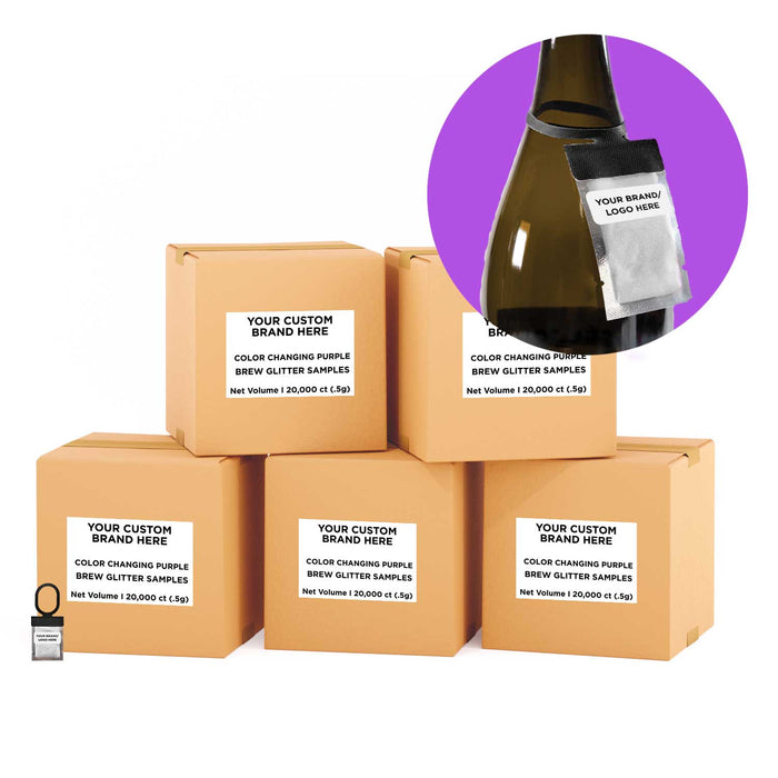 Purple Color Changing Brew Glitter® Necker | Private Label-Brew Glitter®